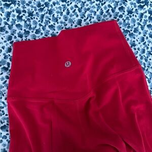 lululemon athletica Red Leggings